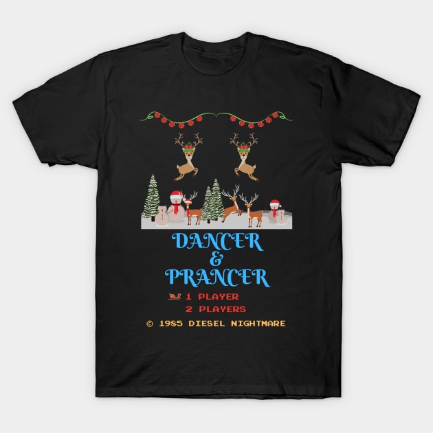 Dancer & Prancer T-Shirt by LegitHooligan